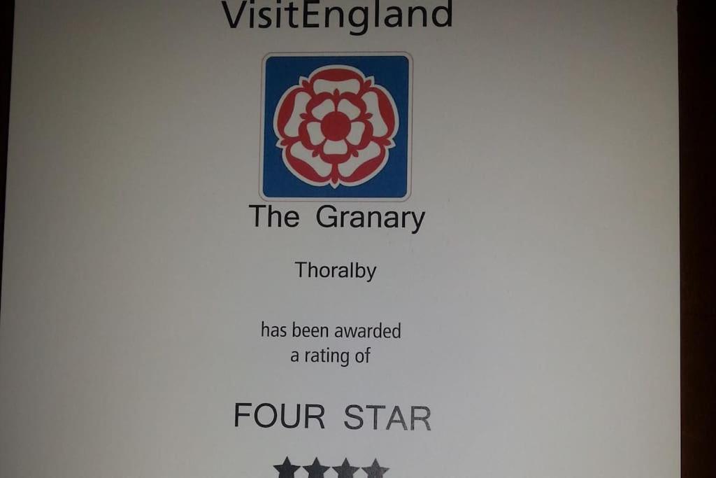 West BurtonThe Granary, Old Corn Mill, Yorkshire Dales公寓 外观 照片